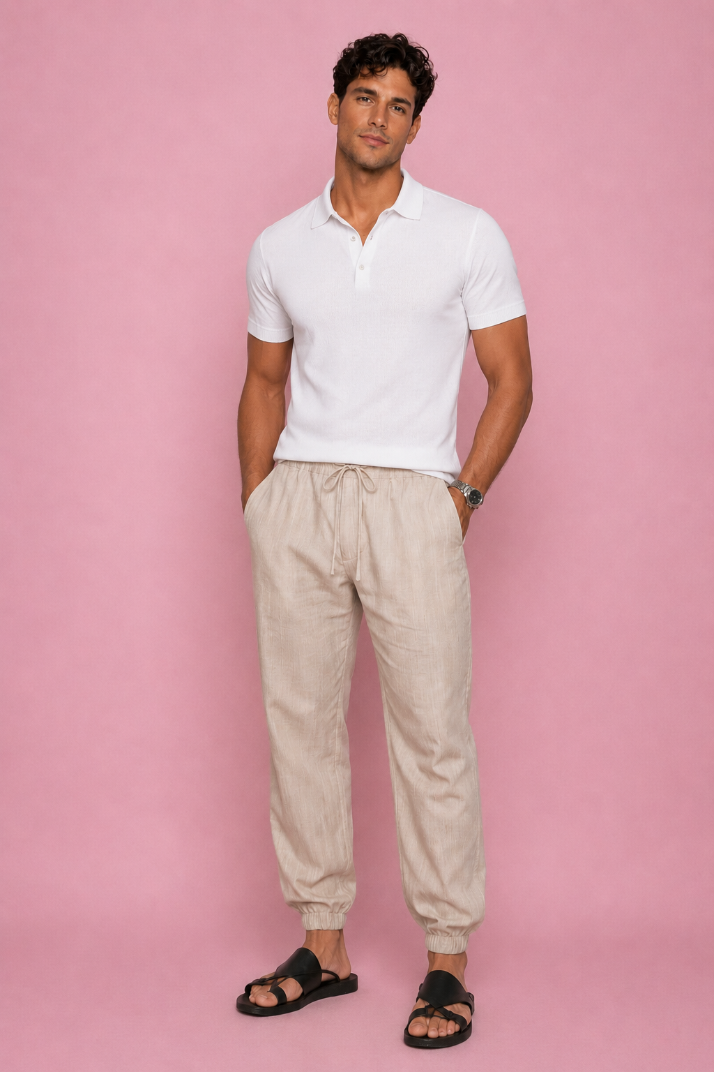 Kioto-Pantalon confort japones