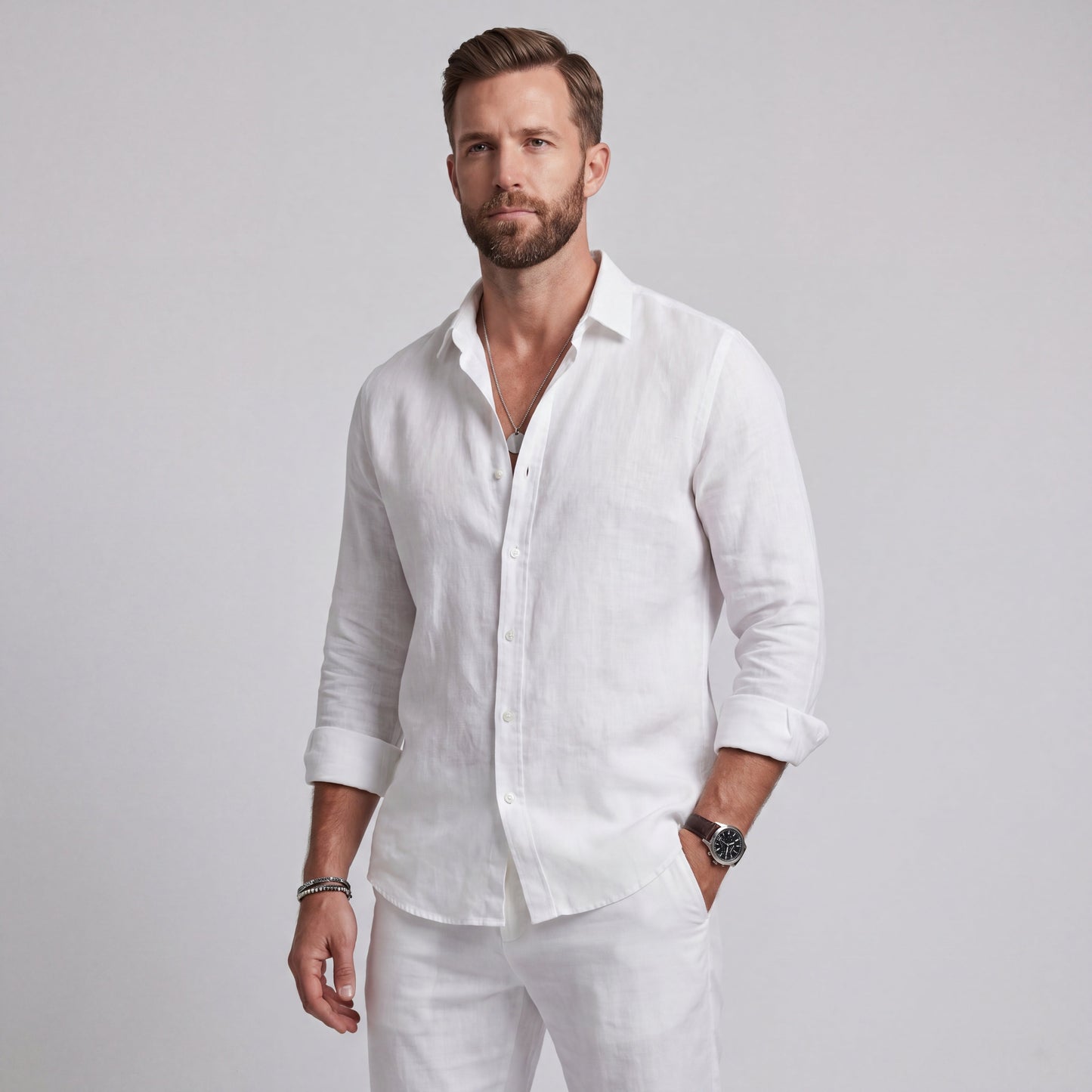 BARI | CAMISA VERANIEGA DE CORTE HOLGADO