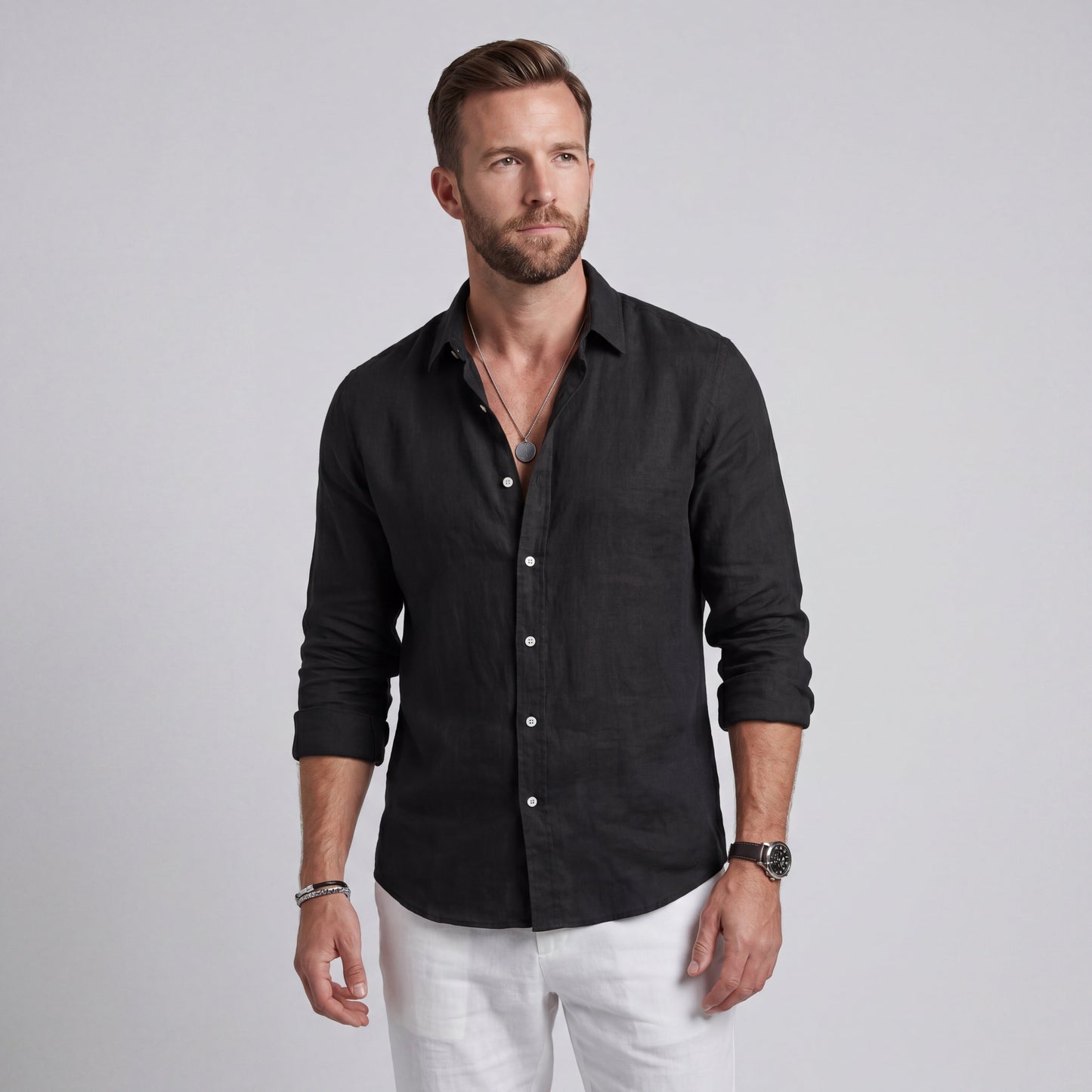 BARI | CAMISA VERANIEGA DE CORTE HOLGADO
